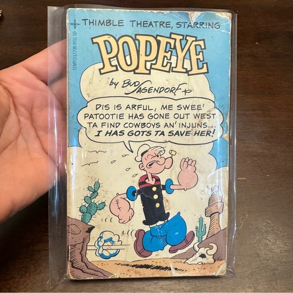Thimble Theatre Popeye Grosset & Dunlap Tempo Books Comic Bud Sagendorf 1979 - Picture 2 of 16